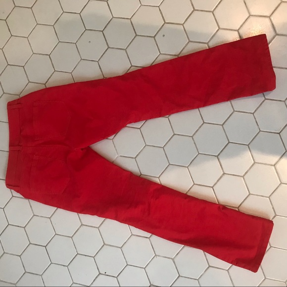 red bootcut low-rise jeans - Picture 4 of 4